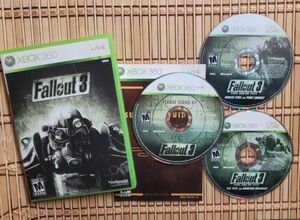 Fallout 3 for Microsoft Xbox 360 Complete w/ Expansion Packs 3-Disc Set 海外 即決