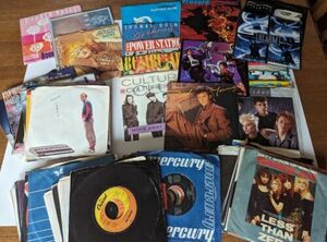 Huge Lot Of 85 New Wave Synthpop & Alternative ロック 1980s バイナル 45rpm 7" Singles 海外 即決