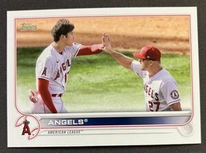 2022 Topps Angels Team Card 大谷翔平 Mike Trout #159 Los Angeles Angels 海外 即決