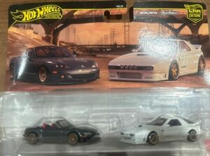 2024 Hot Wheels Car Culture 2 Pack '04 Mazda Miata & RX7 FC Pandem 海外 即決