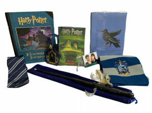 Harry Potter Ravenclaw Stocking Stuffer Fan Bundle Ornament Book Tie Wand Cards 海外 即決