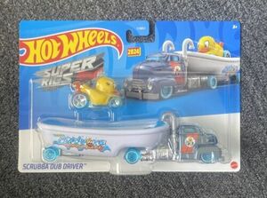 IN HAND - Hot Wheels Super Rigs Scrubba Dub Driver 2024 - RARE 海外 即決