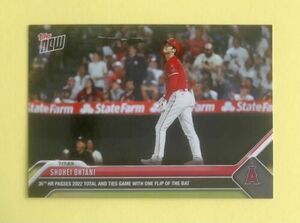 2023 MLB Topps NOW #579 大谷翔平 35th HR BAT FLIP LA ANGELS 海外 即決