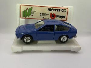 Vintage 1979 Bburago 1:24 Alfa Romeo Alfetta G.T. Diecast - #0136 No Box 海外 即決