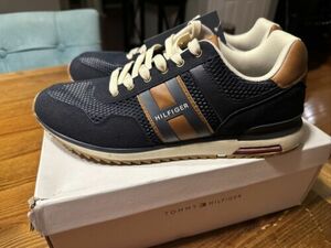 新品 n BOX Tommy Hilfiger Shoes メンズ 29.5cm(US11.5)M Navy ブルー TMValen-M Memory Foam 海外 即決