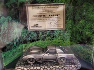 Johnny Lightning FINE PEWTER COLLECTION Limited Ed 1999 Corvette Lemans 海外 即決