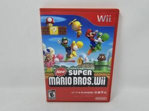 "New Super Mario Bros. Wii" (Wii, 2009) Pre-owned, Complete w/ Manual - Tested 海外 即決