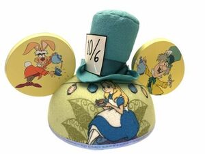 DISNEY PARKS Alice In Wonderland Mad Hatter JORDAN Felt Mickey Ear Adult Hat 海外 即決