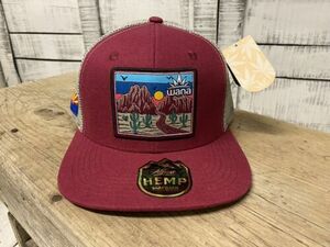 Alpine Hemp Company Arizona Men’s Hat Adjustable Snapback Trucker New With Tags 海外 即決