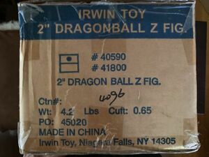 Dragon Ball Z action figures Irwin Toys 12 Pieces(Series 13-18Twice!)wFactoryBox 海外 即決