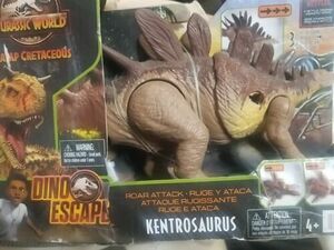 Jurassic World Dino Escape Roar Attack Kentrosaurus Camp Cretaceous Figure 海外 即決