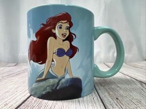 Disney Ariel Little Mermaid Coffee Mug Cup Fairy Tales 20oz Ceramic 海外 即決