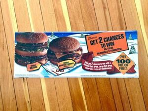 McDonald's Monopoly Game Display With Double Big Mac 90’s 1995 Translite 海外 即決