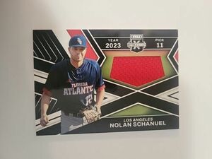 Noah Schanuel 2023 Elite Extra Jersey Patch RC Los Angeles Angels 海外 即決