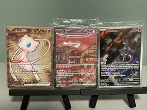 ポケモン 151 UPC Metal Mew 205/165 Mewtwo 52 Mew Ex 53 Promo Card Set -In Hand 海外 即決