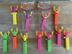 Lot of 11 Vintage Alberts Fun Flips Candy Dispensers (pez like) 海外 即決