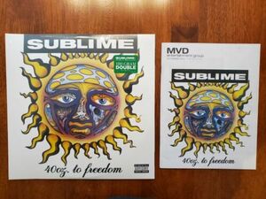 UNRELEASED Sublime 40oz to Freedom Double バイナル LP Green Hype Skunk Records 海外 即決