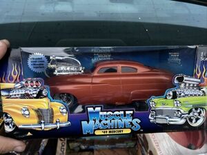 Orange Muscle Machines 1:18 Scale 1949 '49 Mercury Coupe Diecast 2002 Hotrod 海外 即決