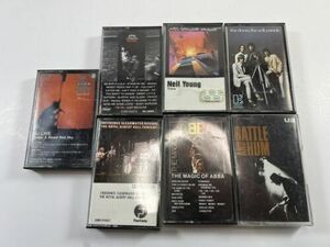 Lot of 7 Rock Cassette Tapes - U2, Neil Young, Doors, Creedence, John Lennon 海外 即決