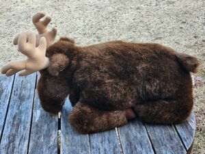 Cascade Toy Moose Hand Puppet 20" Large Full Body Plush Stuffed Animal Toy 海外 即決