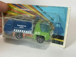 Vintage Playart Garbage Truck Die Cast Sanitation Dept. Blue Hong Kong 2.5” 海外 即決