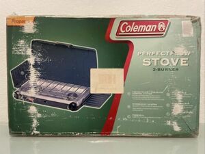 New Coleman PerfectFlow 22,000 BTU 2-Burner Camp Stove 海外 即決