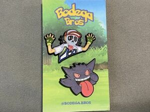 Bodega Bros Pokmon Ash Skull Face Gengar Hat Pin Set 2 Pins Glow In The Dark 海外 即決