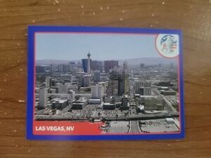 2024 Panini Copa America Sticker Blue Parallel Las Vegas, NV HCI2 Host Cities 海外 即決