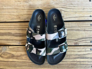 Birkenstock x Valentino Garavani Arizona flip flop sandal designer luxury VLTN 海外 即決