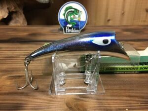 Vintage Heddon Magnum Hedd Plug Color NPB Salmon Fishing Lure #2 海外 即決