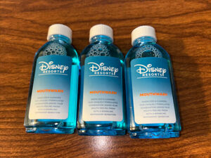 New Sealed Walt Disney World Resorts (3) Peppermint Mouthwash 50mL 1.7 Ounce 海外 即決