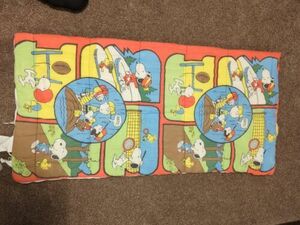 Vintage Peanuts Snoopy And The Peanut Gang Sleeping Bag Approximately 64X30 海外 即決