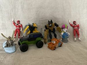 Random McDonald’s Toy Lot Power Rangers, Bionicle, Mater, Monster Truck 海外 即決