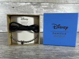 Disney Store Minnie Mouse Faux Leather Wrap Designer Necklace by Danielle Nicole 海外 即決