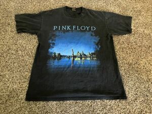 Vintage Pink Floyd Shirt Mens XL Black Wish You Were Here 1992 Tour Concert USA 海外 即決
