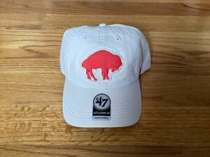 NEW Buffalo Bills '47 Brand Clean Up Adjustable Strapback Hat One Size Beige 海外 即決