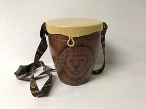 Disney Parks Animal Kingdom Lion King Simba Drum Popcorn Bucket + strap 海外 即決