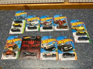 Hot Wheels Lot Of 11 From 2022 Factory Set And 1 Batmobile 12 Total Cars. 海外 即決
