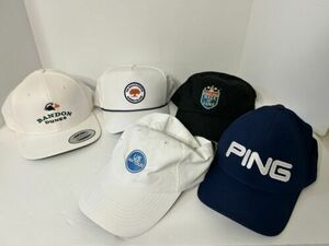 Golf Hats Lot Of 5 Mixed Ping Bandon Dunes 海外 即決