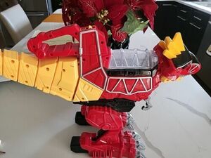 Bandai 2015 Power Rangers Dino Charge Rumble and Roar T-Rex Zord. Tested 海外 即決