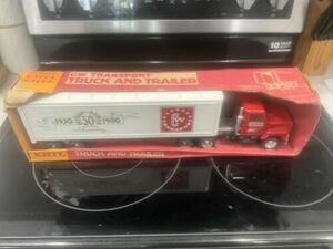 Vintage ERTL : CW TRANSPORT 1930-80 50th ANNIVERSARY Metal Semi-truck 22" (EX) 海外 即決