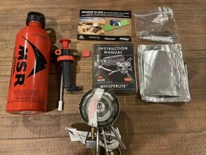 MSR Whisperlite Camping Stove Kit with clean 20 OZ Fuel Bottle | New -Unused 海外 即決