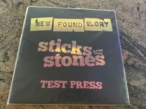 New Found Glory Sticks and Stones レア Test Press 海外 即決