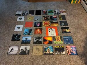 (Huge Lot) Pearl Jam 45 rpm Holiday + Other Vinyls (30+) W/ (8) DeEP Books 海外 即決
