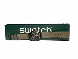 $260 SWATCH Chronograph Watch POWER OF NATURE By The Bonfire Worn Once 海外 即決