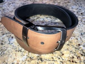 Dickies Men's 1.37 Inch Wide Reversible Belt Brown-Black 34 海外 即決