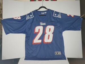 Vintage Starter New England Patriots 28 Curtis Martin 90s Football Jersey Size L 海外 即決