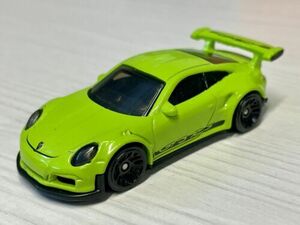 Hot Wheels 2015 Porsche 911 GT3 RS 117/365 Lime Green Nightburnerz 6/10 LOOSE 海外 即決