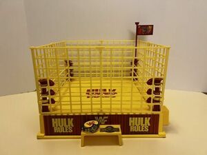 WWF Hasbro Authentic KOTR Ring. HULK HOGAN (Custom) Complete With Steel Cage 海外 即決