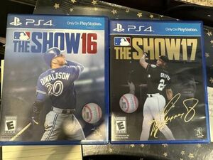 MLB The Show 16 And MLB The Show 17 PlayStation 4. 海外 即決
